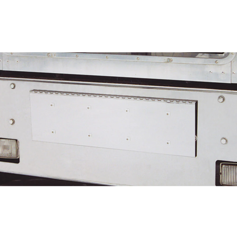 Double Plate Holder and Tow-Pin Cover for Peterbilt 379, Kenworth W900 and Freightliner Classic