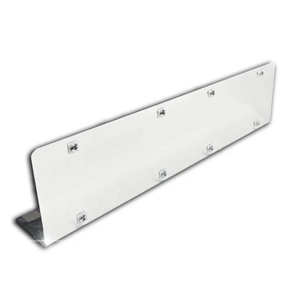 Double Plate Stainless Steel Flanged License Plate Holder