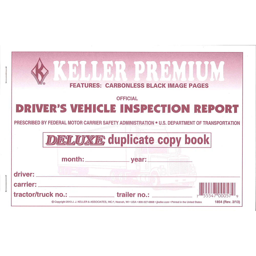 Driver's Vehicle Inspection Report (Carbonless)