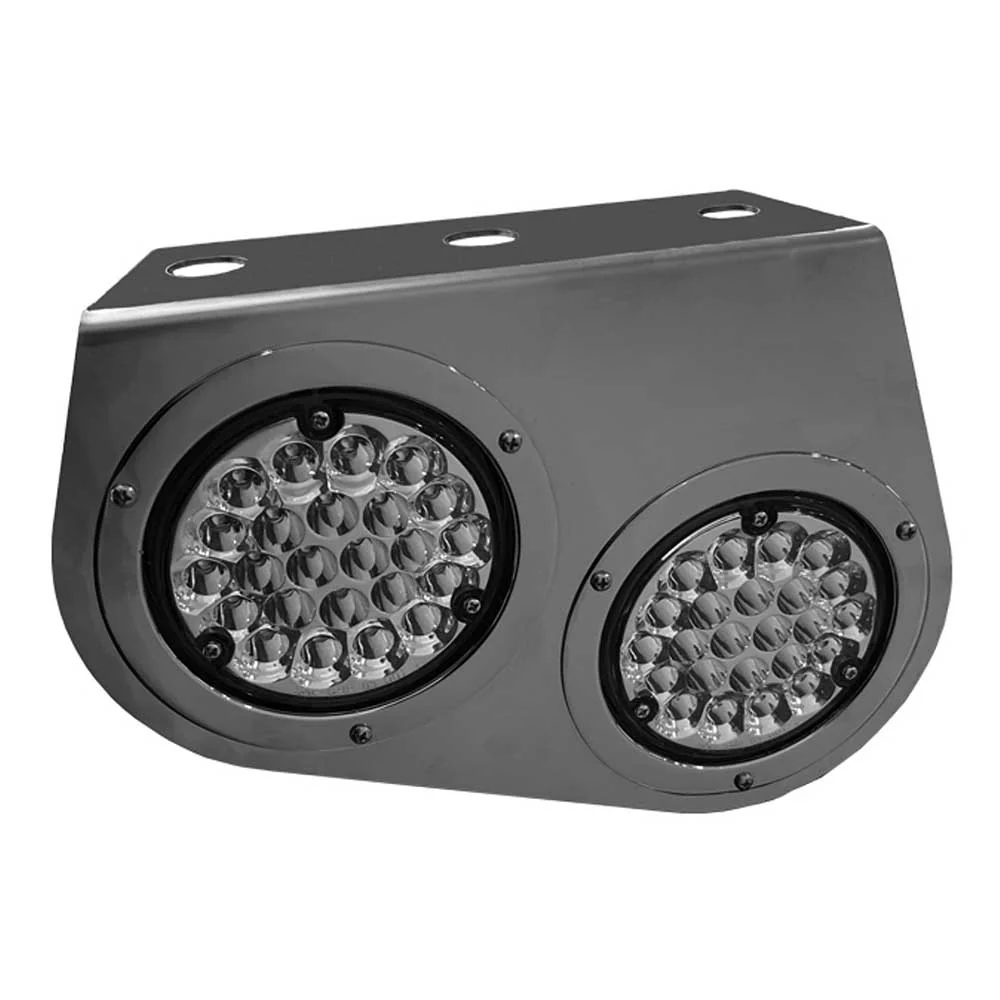 Dual 4" Hole Rear Light Bracket Replacements - Image 2