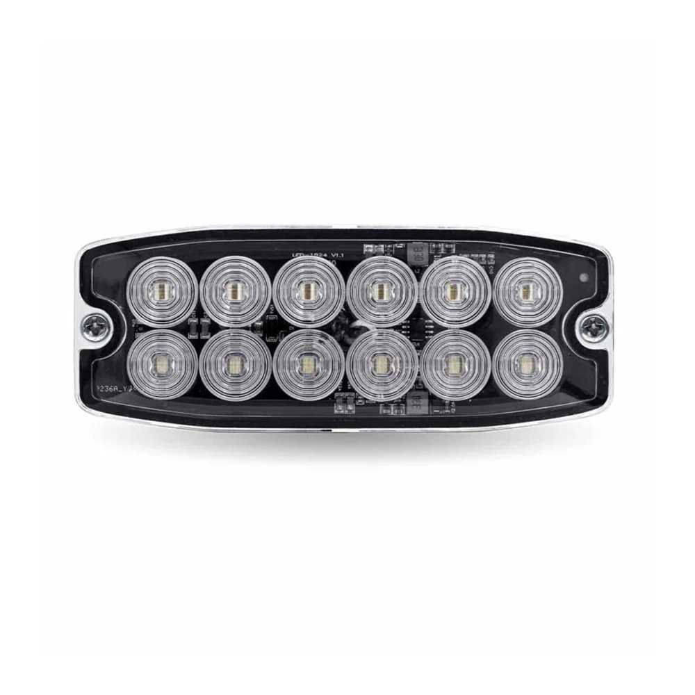Dual Color Directional LED Twelve Diode Slim Surface Strobe Light - Image 4