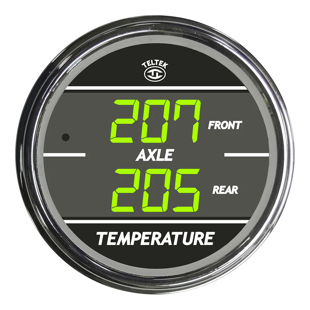 Dual Front and Rear Axle Temperature Gauge - Image 4