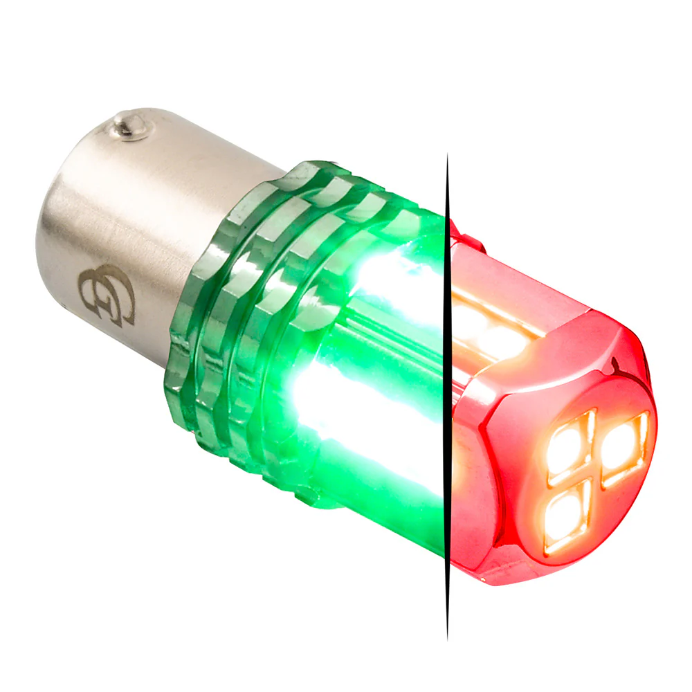 Dual Red Base High Power Tower LED 1157 Mini Bulb - Image 6