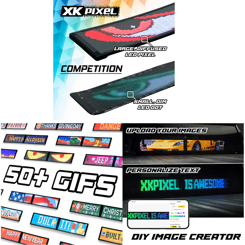 XKPixel Dual Screen LED Window Light Display Kit - Image 3