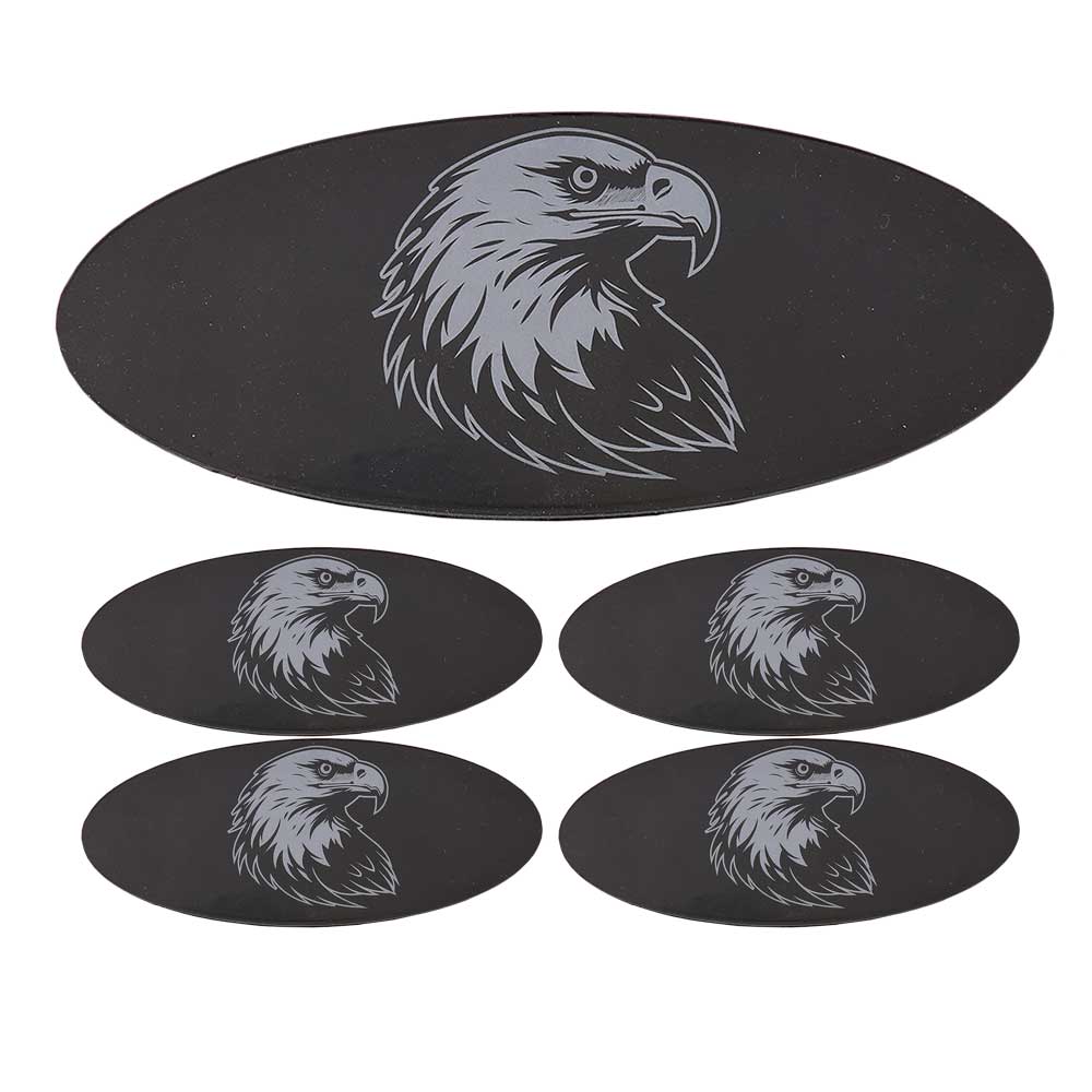 Eagle RealWheels Peterbilt Engraved Emblem Kit for Shifter Plates, Door Sills, Foot Pedals