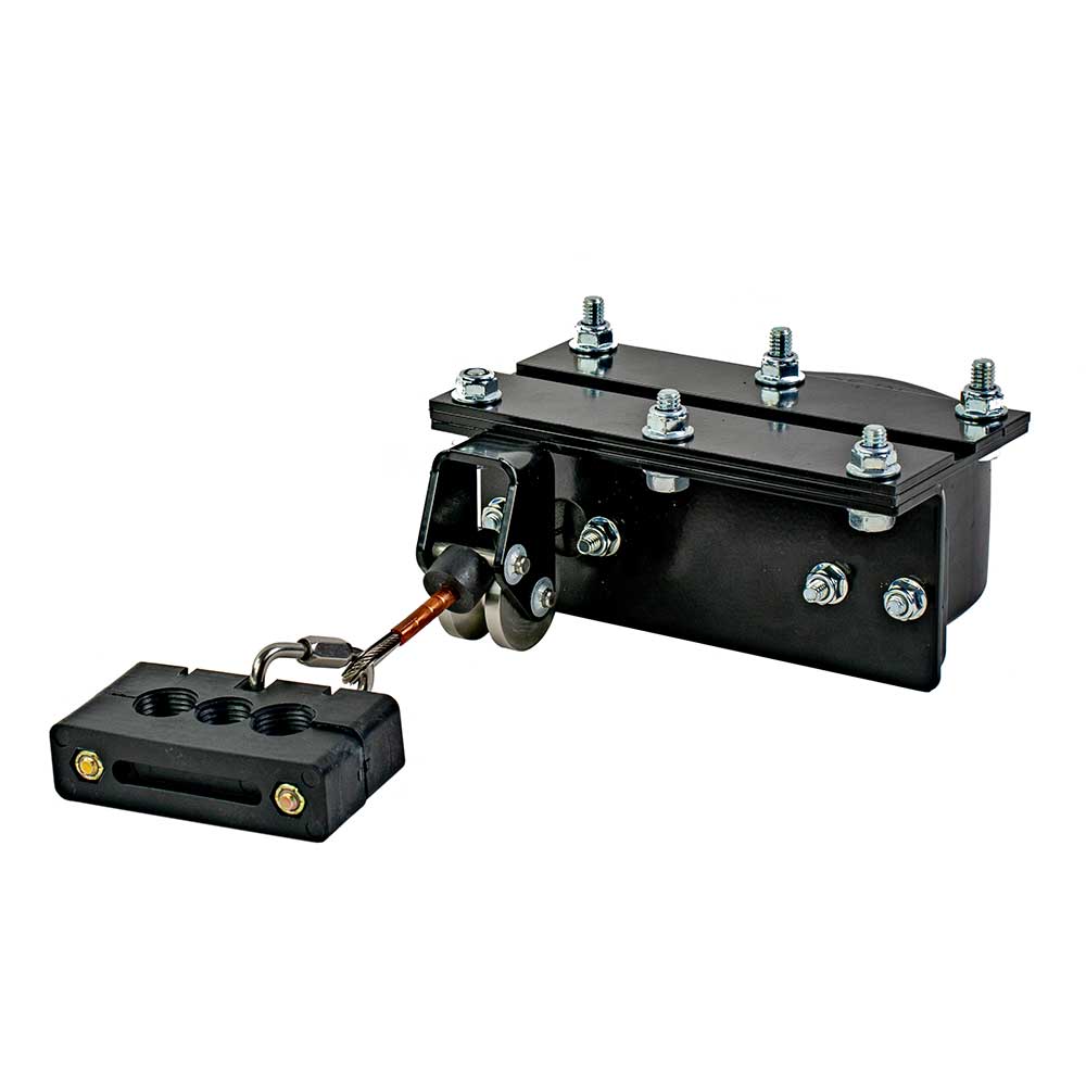 EZ Claw Under-Trailer 40 lb. Tensioner Kit with 3/8" - 3/8"³ Hose and Cable Block - Image 2