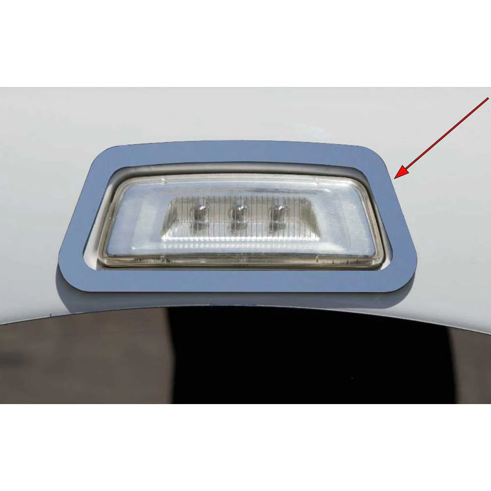 Fender Light Stainless Surround 2011-24 Kenworth T680, T700, T880