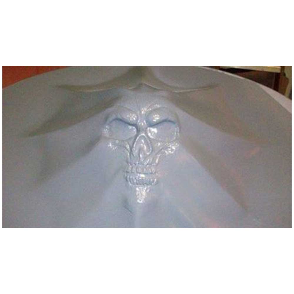 Fiberglass Fifth Wheel Cover with Raised Skull for Holland and Jost Fifth Wheels - Image 2