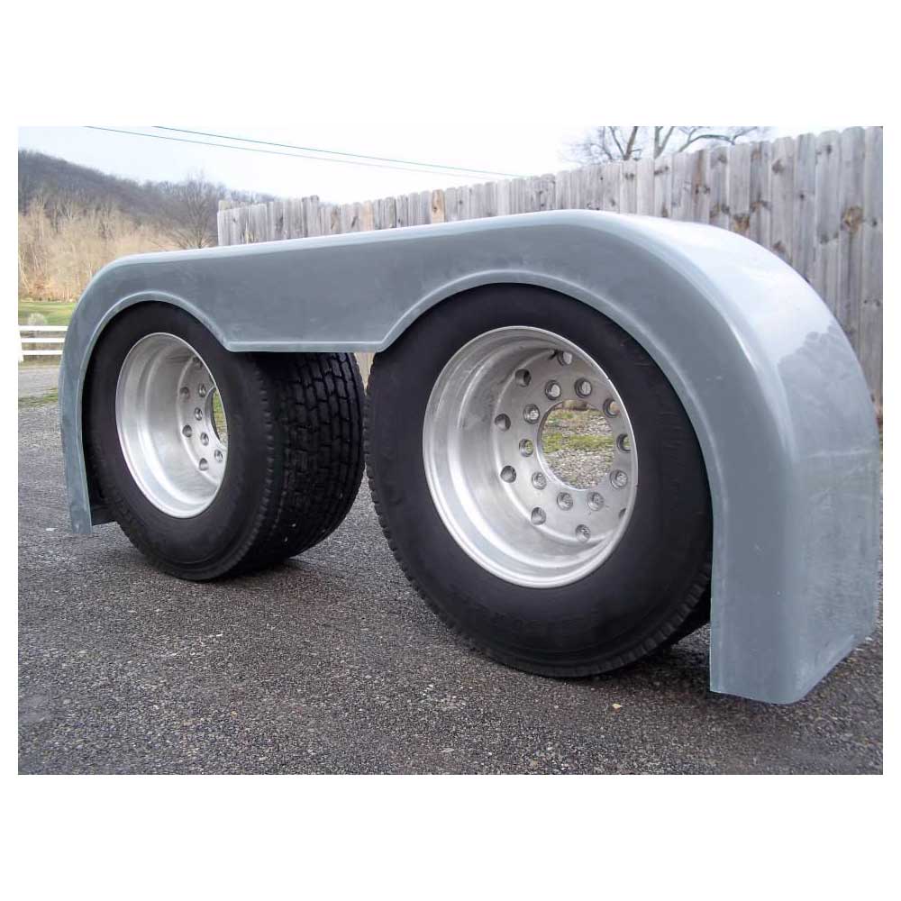 Fiberglass Super Single Full Rear Fenders with 5-1/2" Sidewall (Pair)