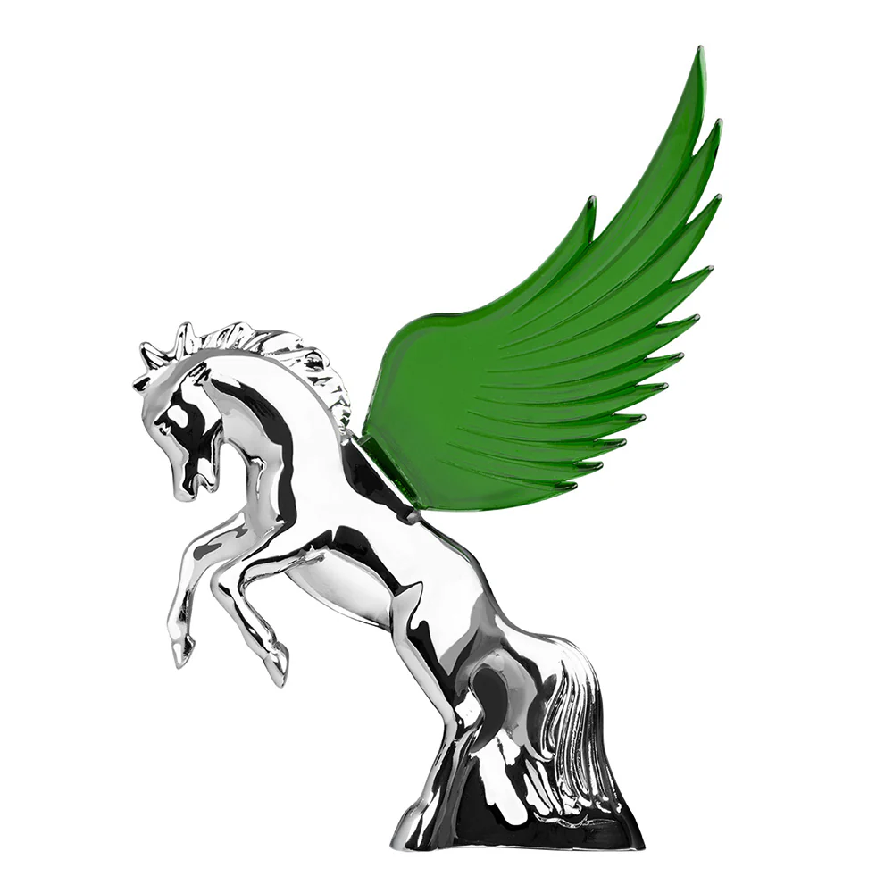 Fighting Stallion Windrider Hood Ornament - Image 2