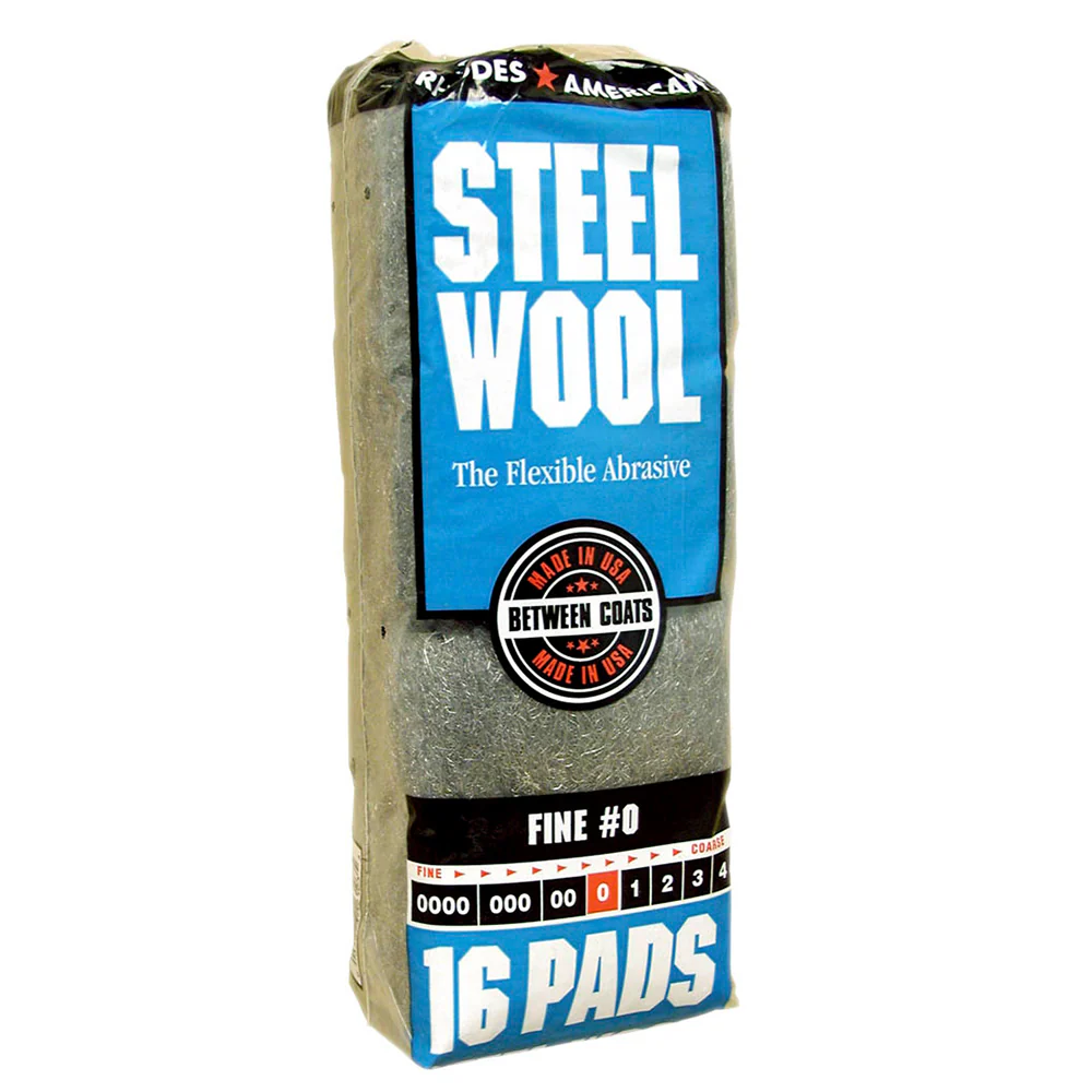 Fine Steel Wool, Grade #0, 16-Pack