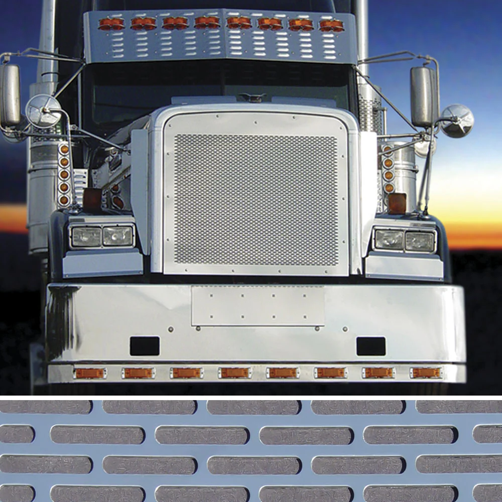 FL 3/16" Horizontal Obround Punched Grill