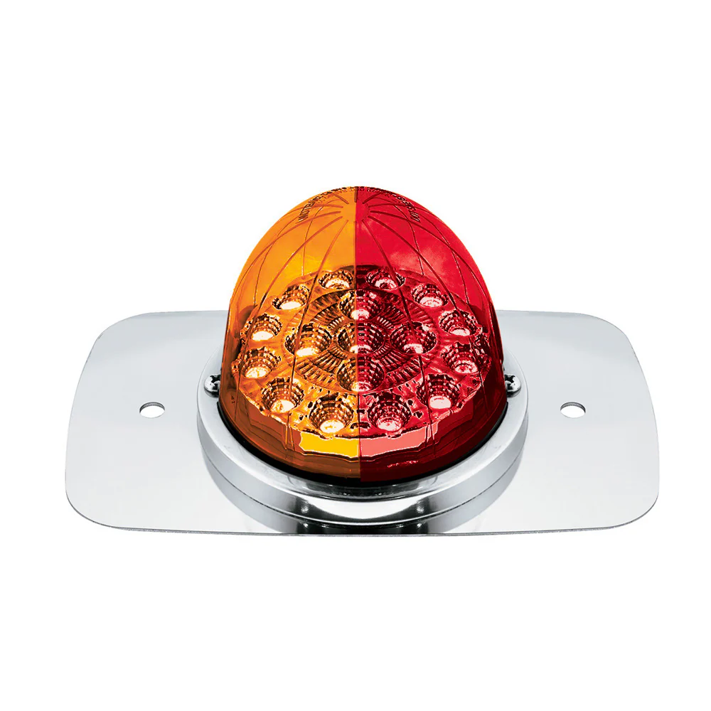 FL Casc 2008-2017 Double Fury 17 LED Clear Lens Watermelon Turn Signal Kit - Image 3