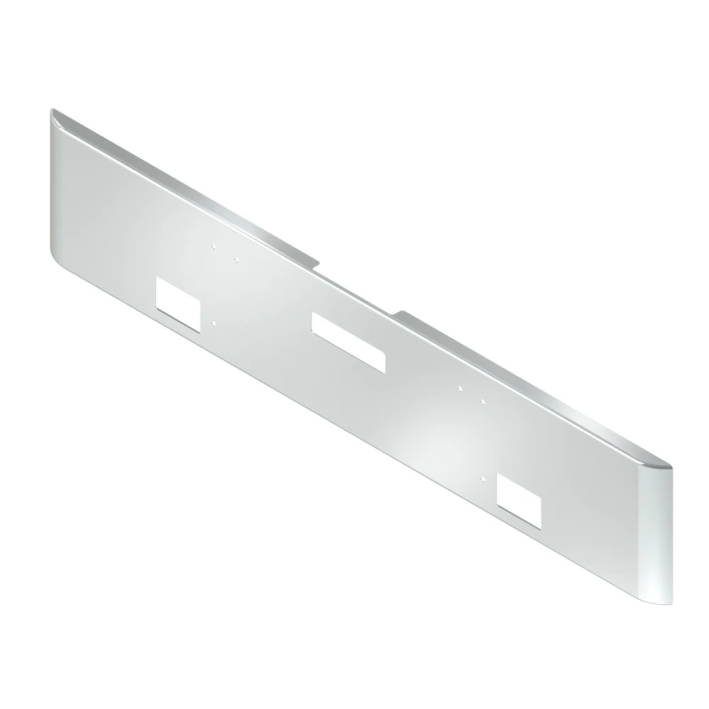 18" FLD Classic 2008-2010 Texas Square Bumper with Fog and Center Cutouts