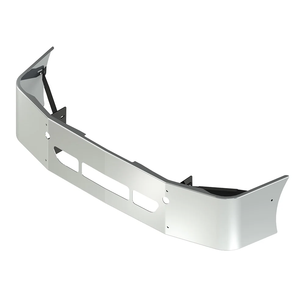 FL Columbia 18" SBA Chrome Bumper with Tow and Vent Cut Outs
