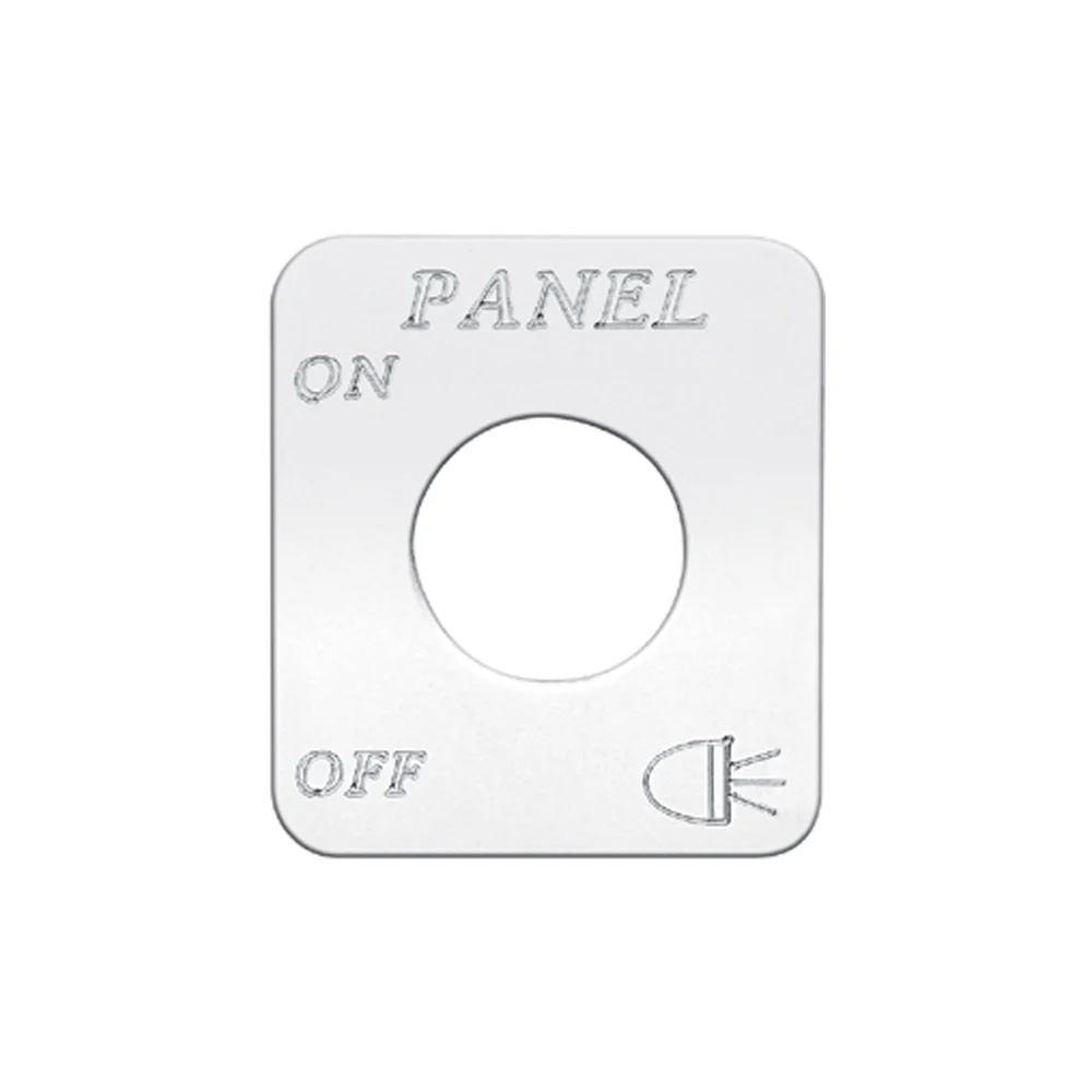 FL SS PANEL LIGHTS SWITCHPLATE