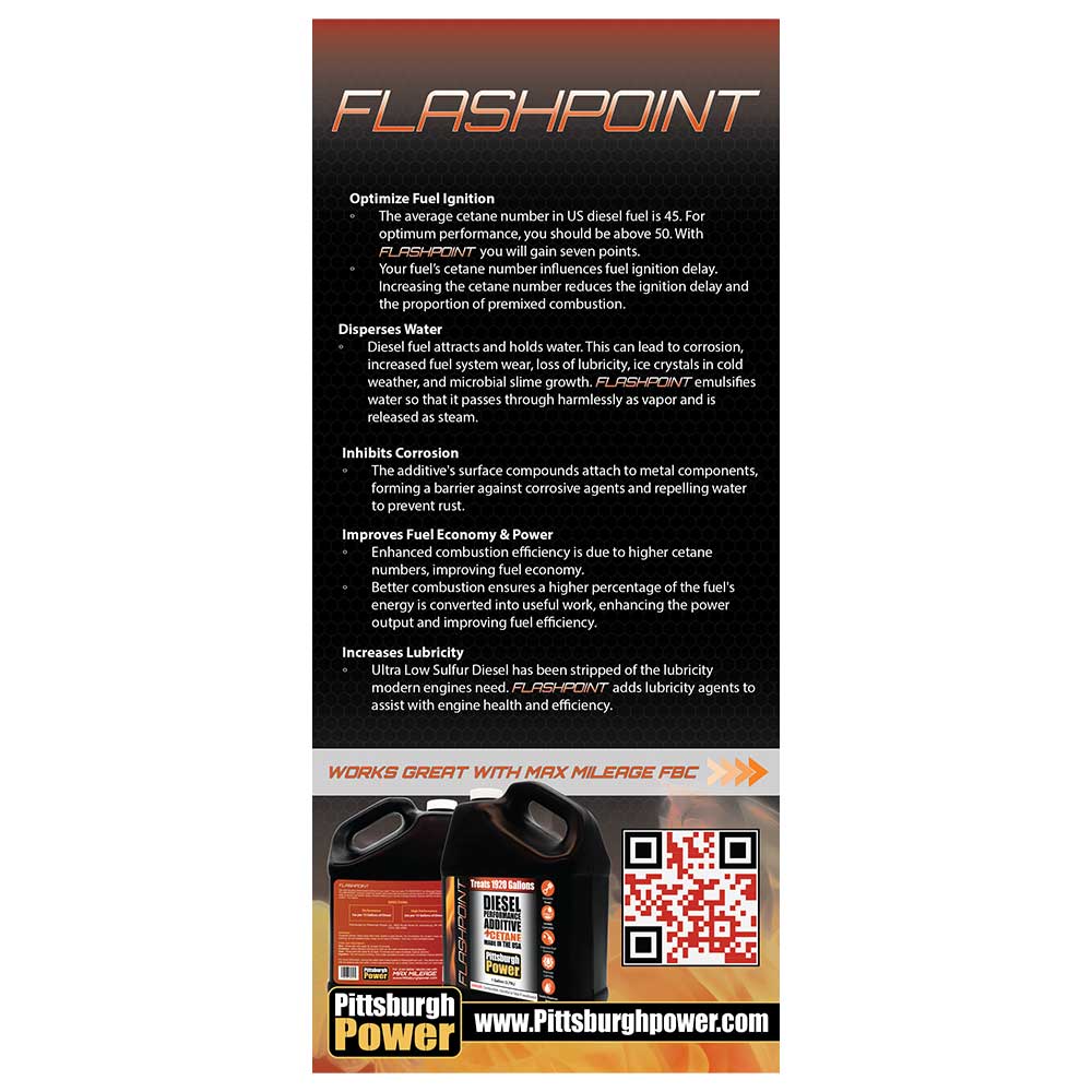 1 Gallon Flashpoint Diesel Performance Additive + Cetane - Image 5