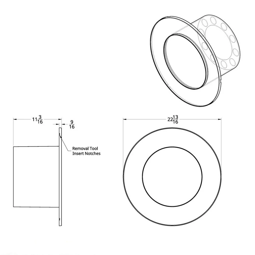 Flat Aero Axle Chrome Cover Kit - Image 6