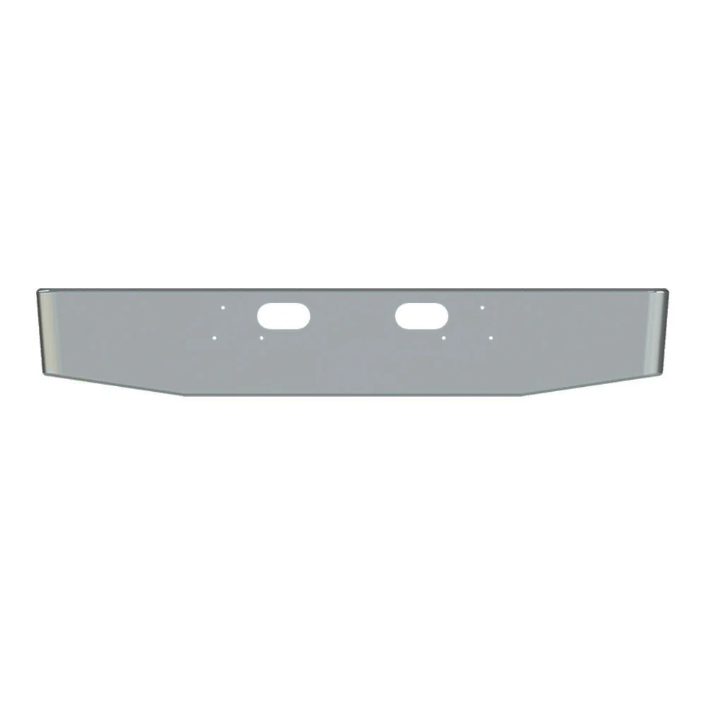 Ford 16" Tapered Chrome Bumper with Tow Holes