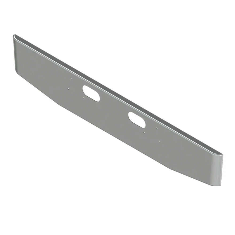 Ford 16" Tapered Chrome Bumper with Tow Holes - Image 2