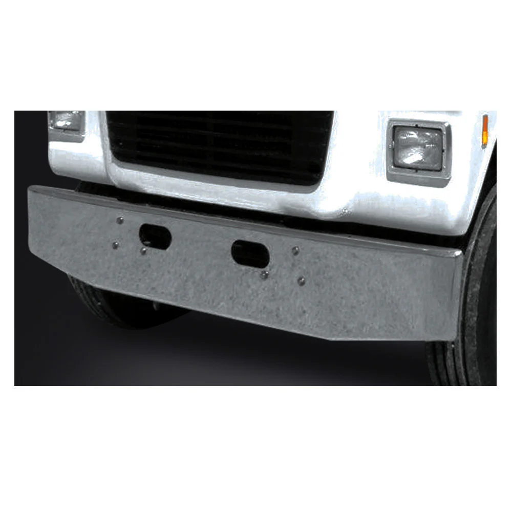 Ford 16" Tapered Chrome Bumper with Tow Holes - Image 3
