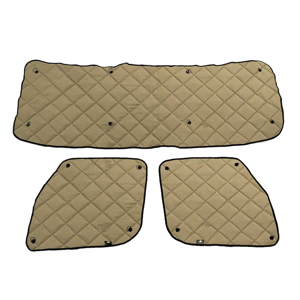 Freightliner 1st Generation Cascadia 2007-2017 ZenEclipse Blackout Window Covers -Tan