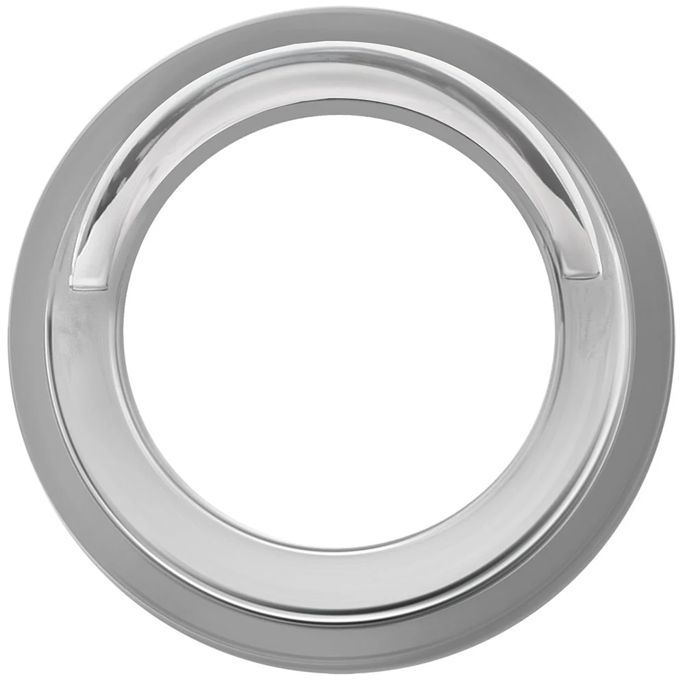 Freightliner 2-1/4" Chrome Gauge Bezel with Visor - Image 2