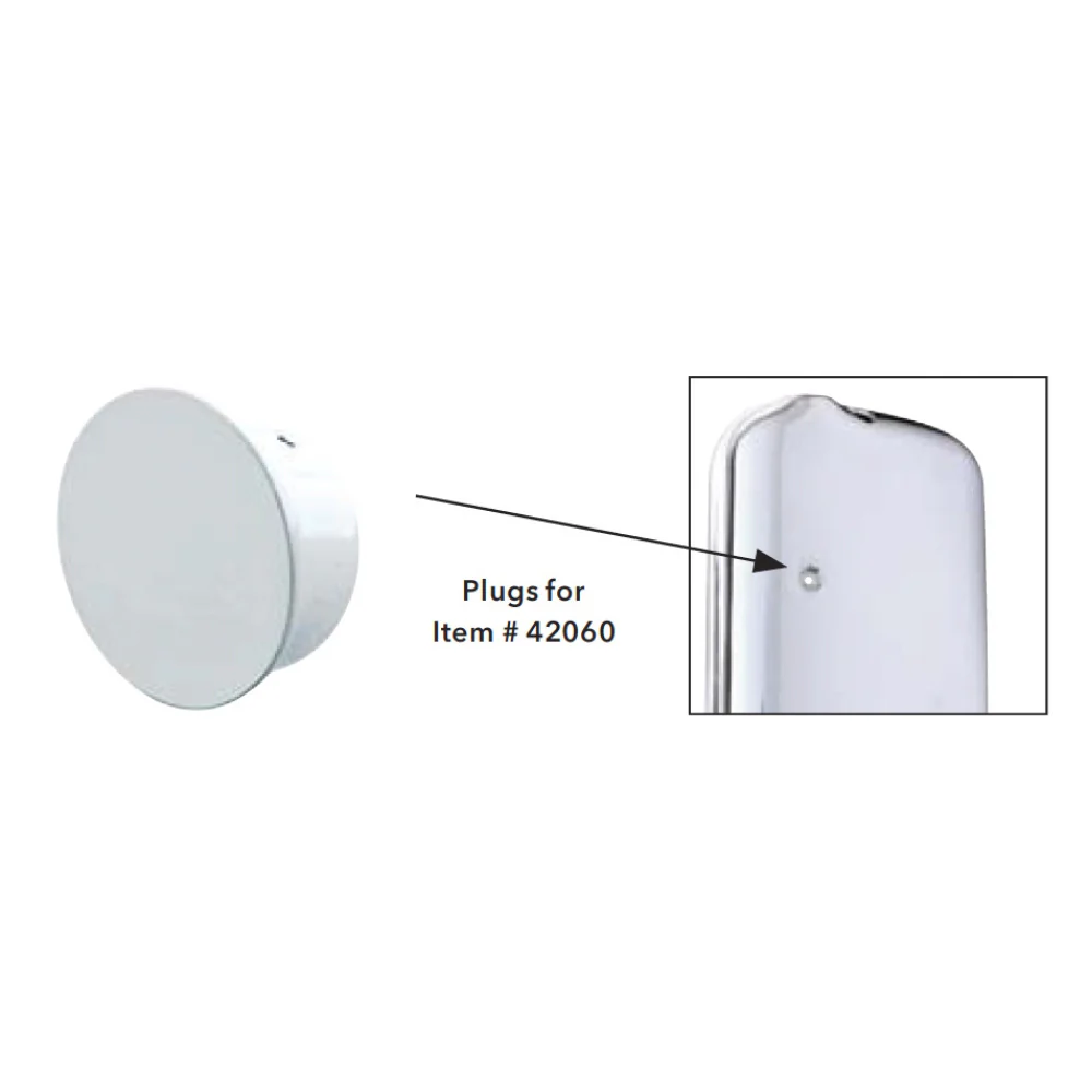 Freightliner 2005+ Chrome Mirror Cover Plug Set - Image 2
