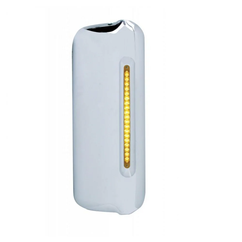Freightliner 2005+ Chrome Mirror Cover with LED - Image 2