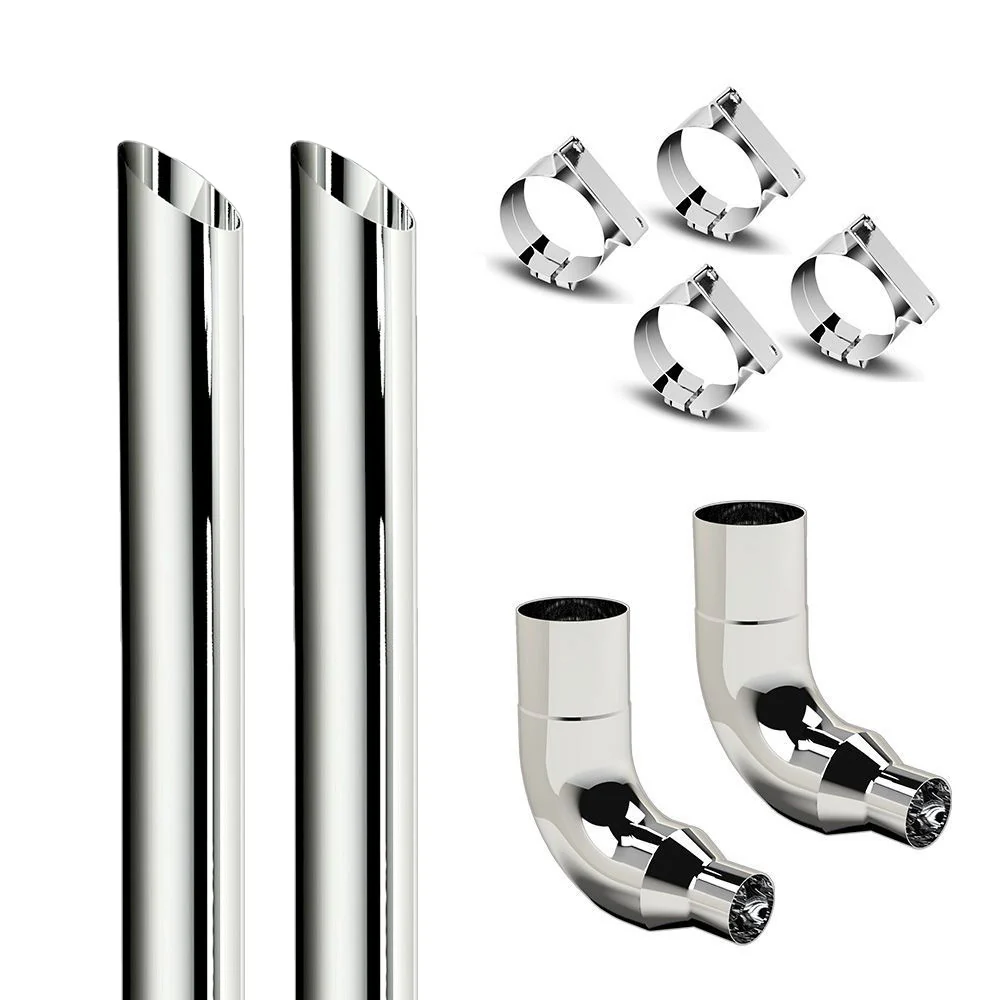 Freightliner 7-5" 108"L Slash Cut Exhaust Kit