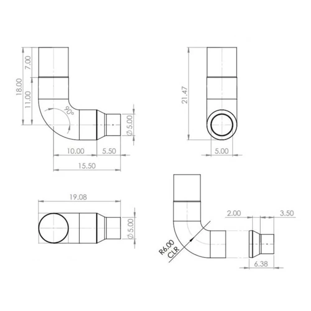 Freightliner 8-5" Classic Elbow - Image 2
