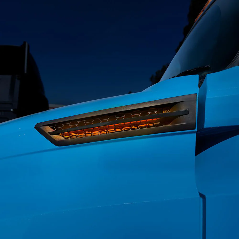 Freightliner Cascadia 126 Hood Air Intake Grill with LED