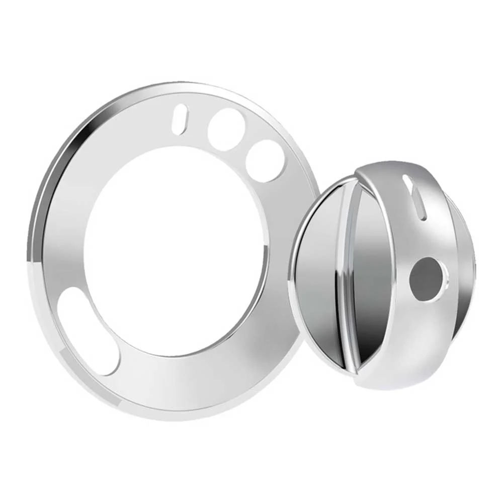 Freightliner Cascadia 2008-2017 Chrome 2-Piece Headlight with Fog Light Switch Cover - Image 2
