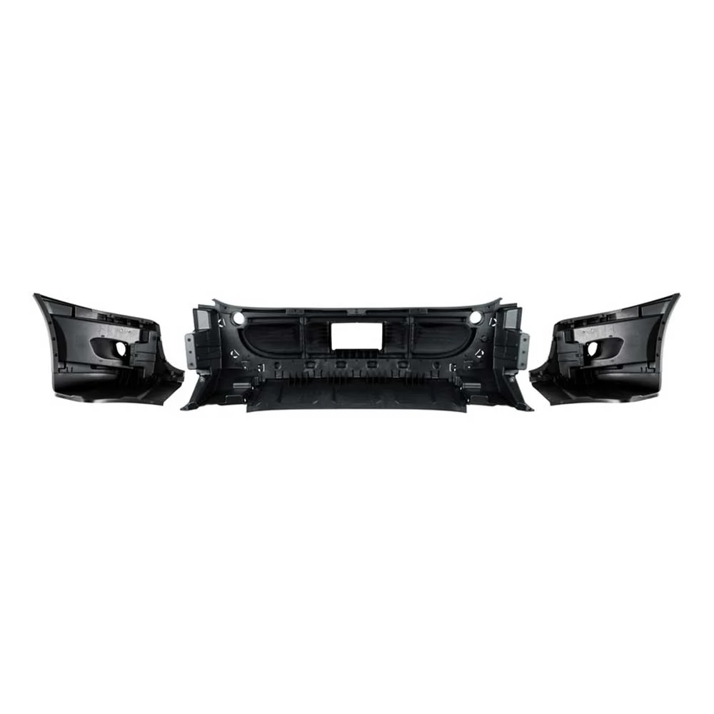 Freightliner Cascadia 2008-2017 Three Piece Bumper Kit with Fog Lights - Image 4
