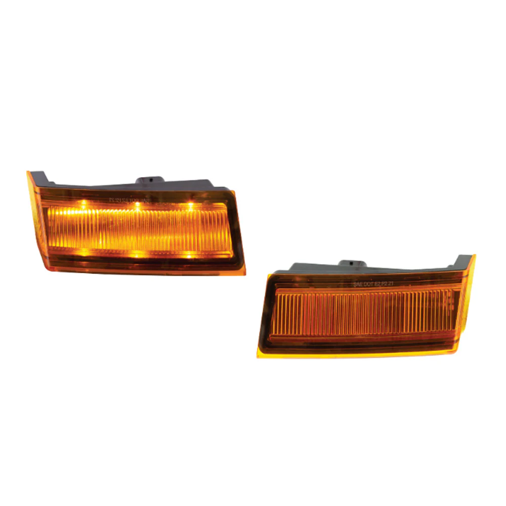 Freightliner Cascadia 2018-2022 Amber Turn Signal LED Light - Image 5