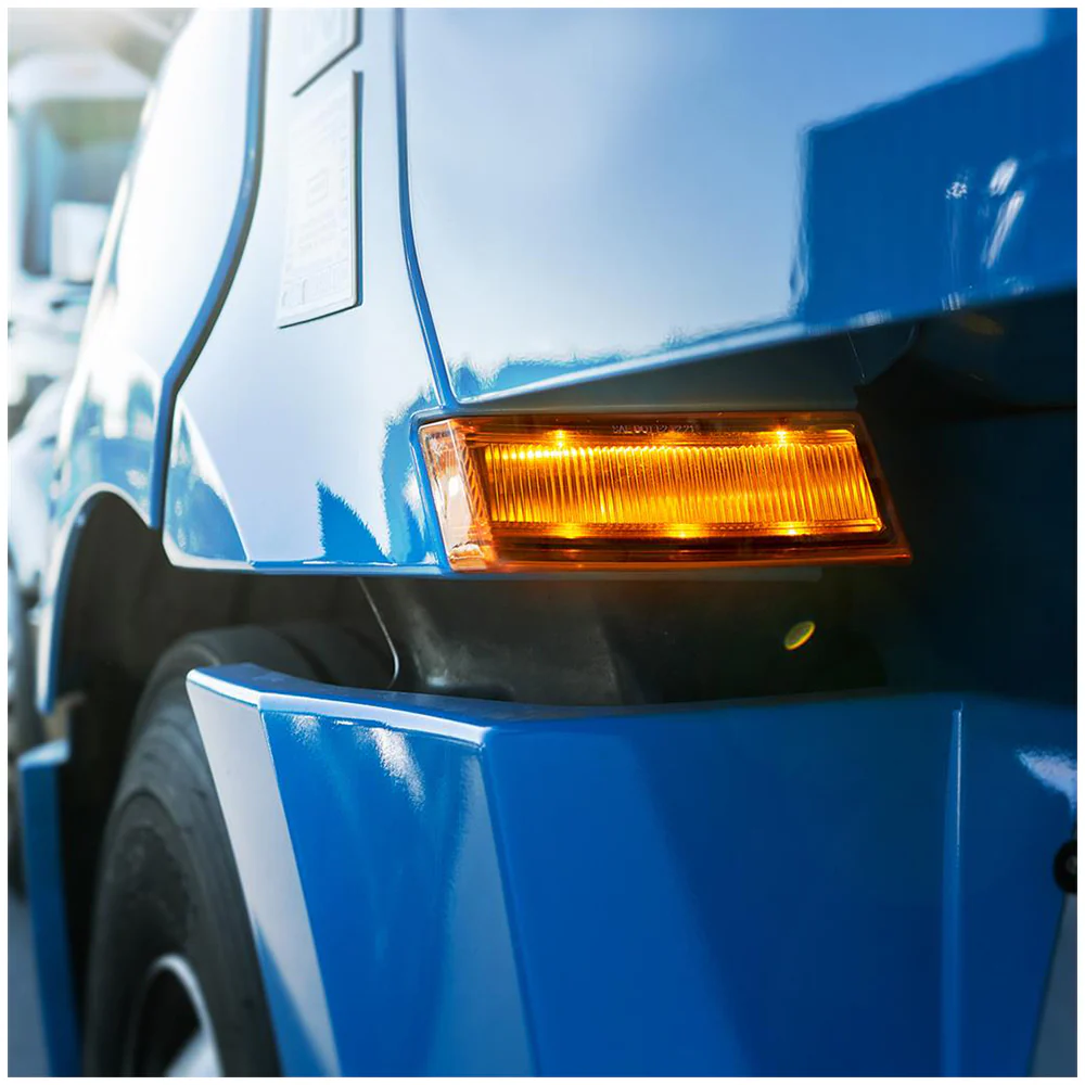 Freightliner Cascadia 2018-2022 Amber Turn Signal LED Light - Image 7