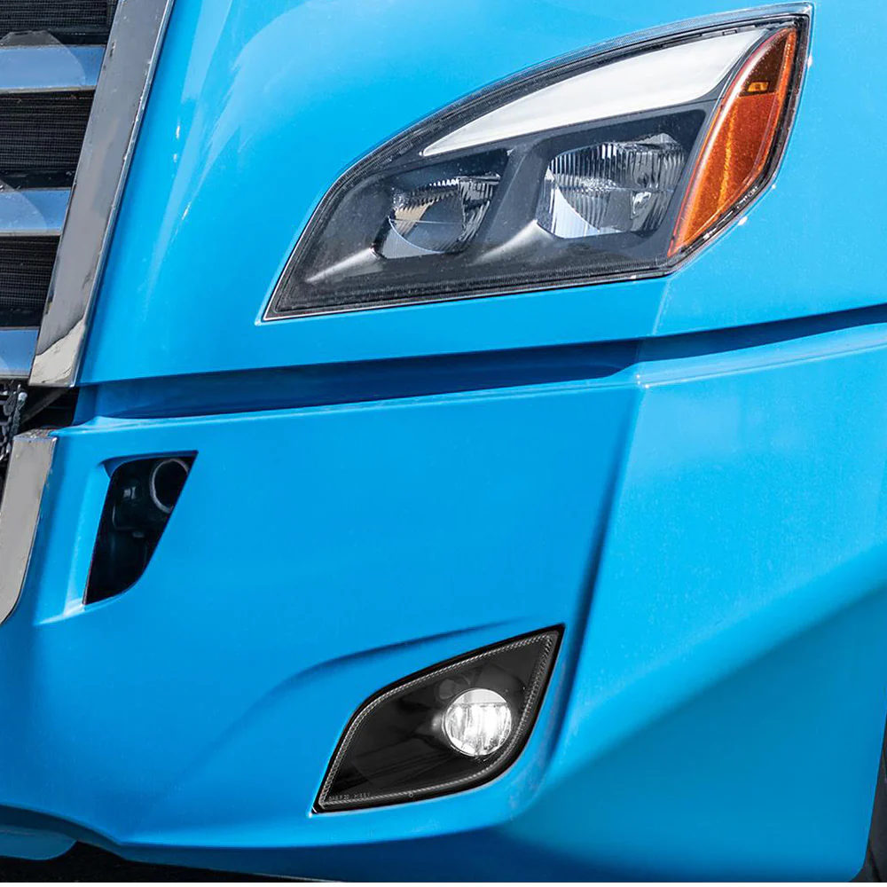 Freightliner Cascadia 2018+ Black Inner Housing Fog Light With Single LED "“ Competition Series - Image 2