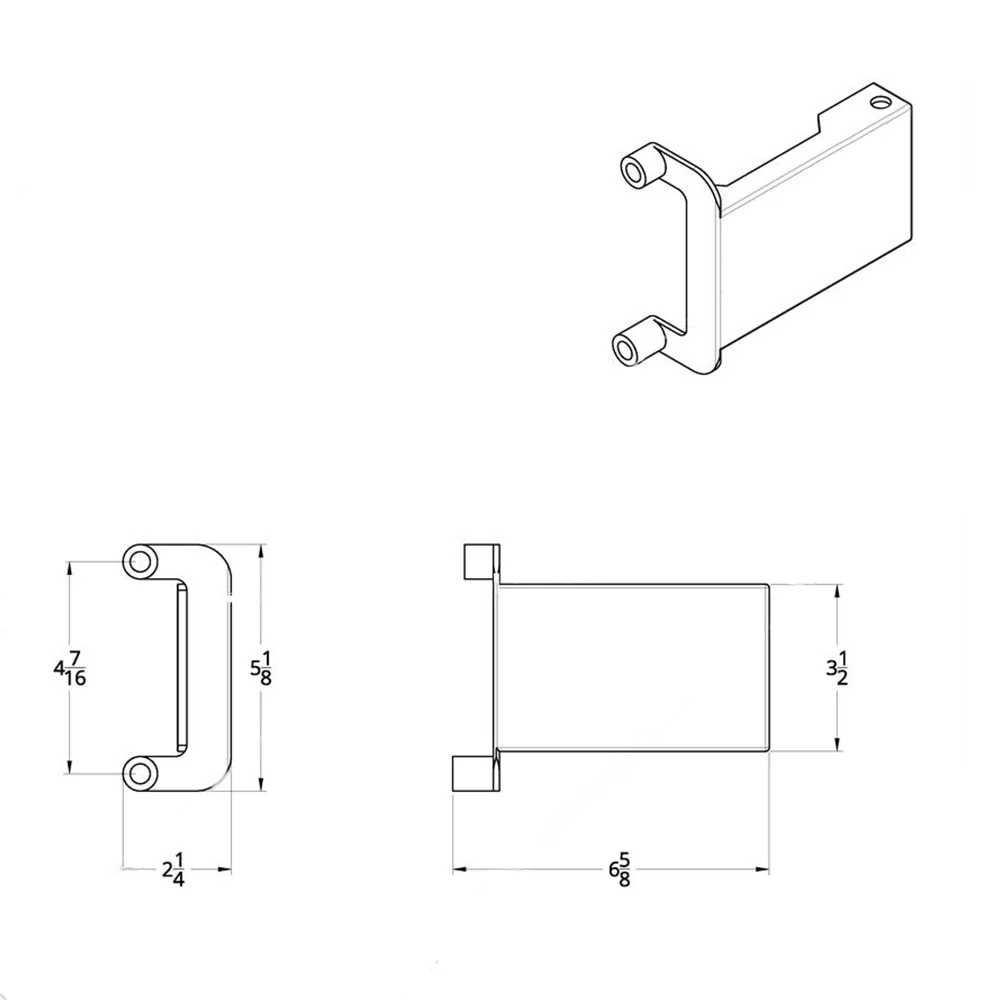 Freightliner Cascadia 2018+ CB & Light Antenna Bracket - Image 7