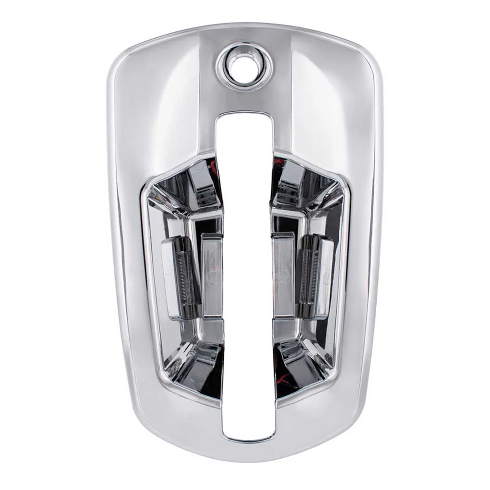 Freightliner Cascadia 2018+ Chrome 6 White LED Passenger Side Door Handle Cover - Image 4