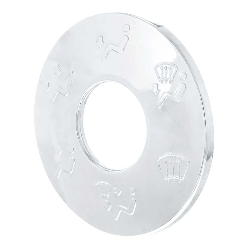 Freightliner Cascadia 2018+ Chrome A/C Control 6-Piece Dial Covers - Image 7
