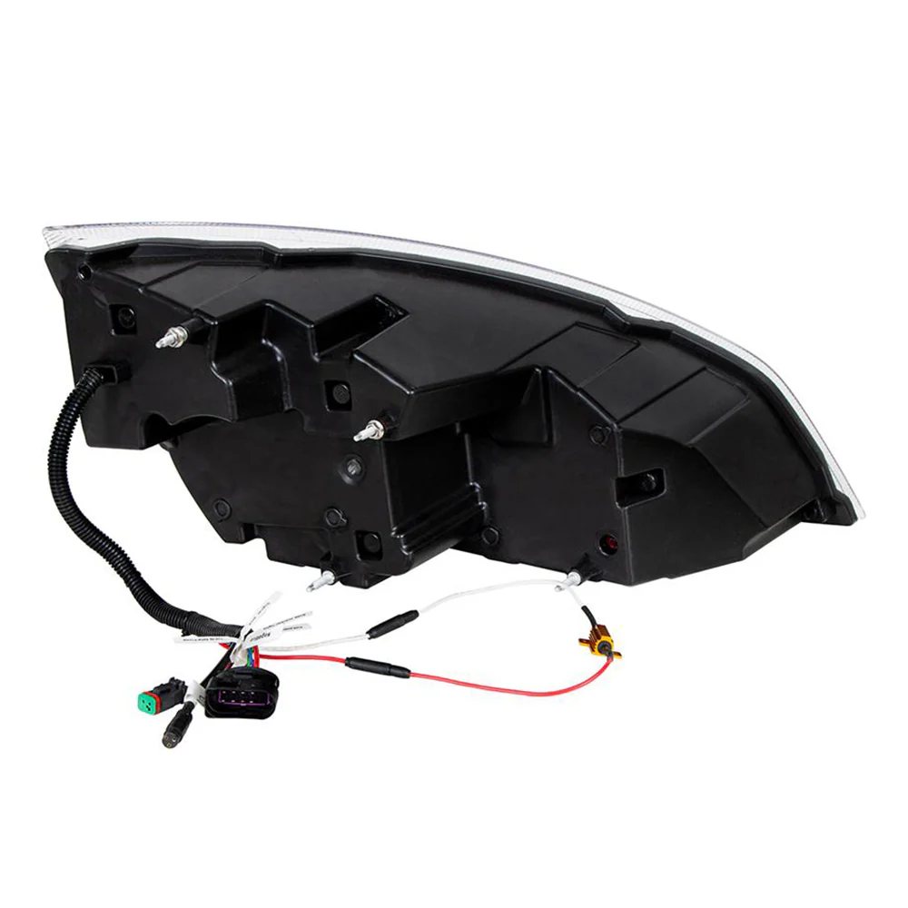 Freightliner Cascadia 2018+ Chrome Inner Housing High Power LED Projector Headlight with LED Sequential Turn and DRL - Image 6