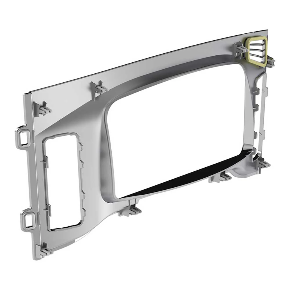 Freightliner Cascadia 2018+ Chrome Plastic Center Dash Instrument Bezel - Image 14