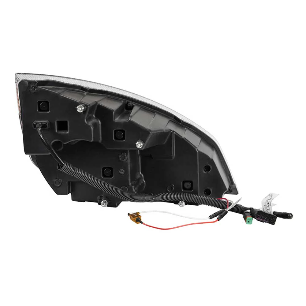 Freightliner Cascadia 2018+ Chrome Quad LED Headlight with LED DRL & Sequential Signal - Image 7