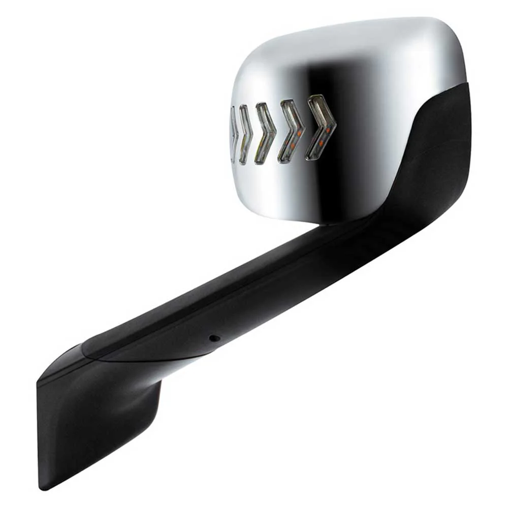 Freightliner Cascadia 2018+ Heated Hood Mirror Assembly with LED Lights - Image 6