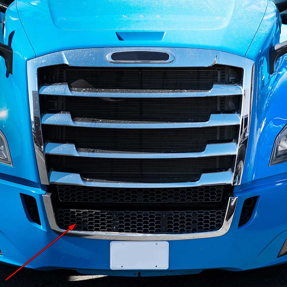 Freightliner Cascadia 2018+ One Piece Bumper Mesh - Image 2