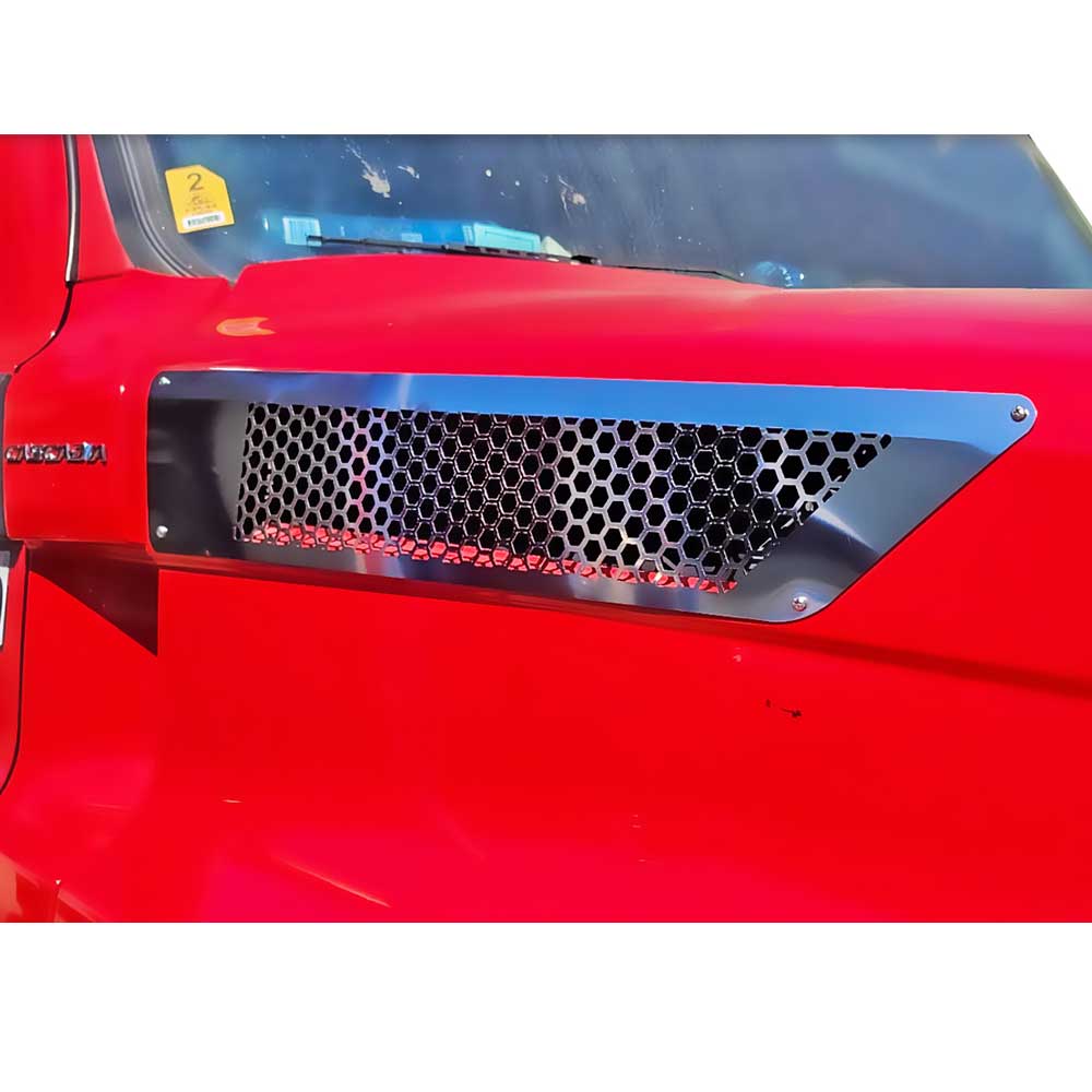 Freightliner Cascadia 2018+ Stainless Steel Hood Vent Mesh