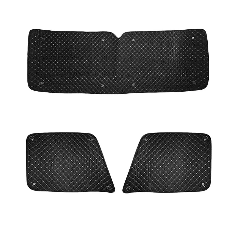 Freightliner Cascadia 2018+ With Small Sensor Sun Shields - 3 Piece Kit - Image 2