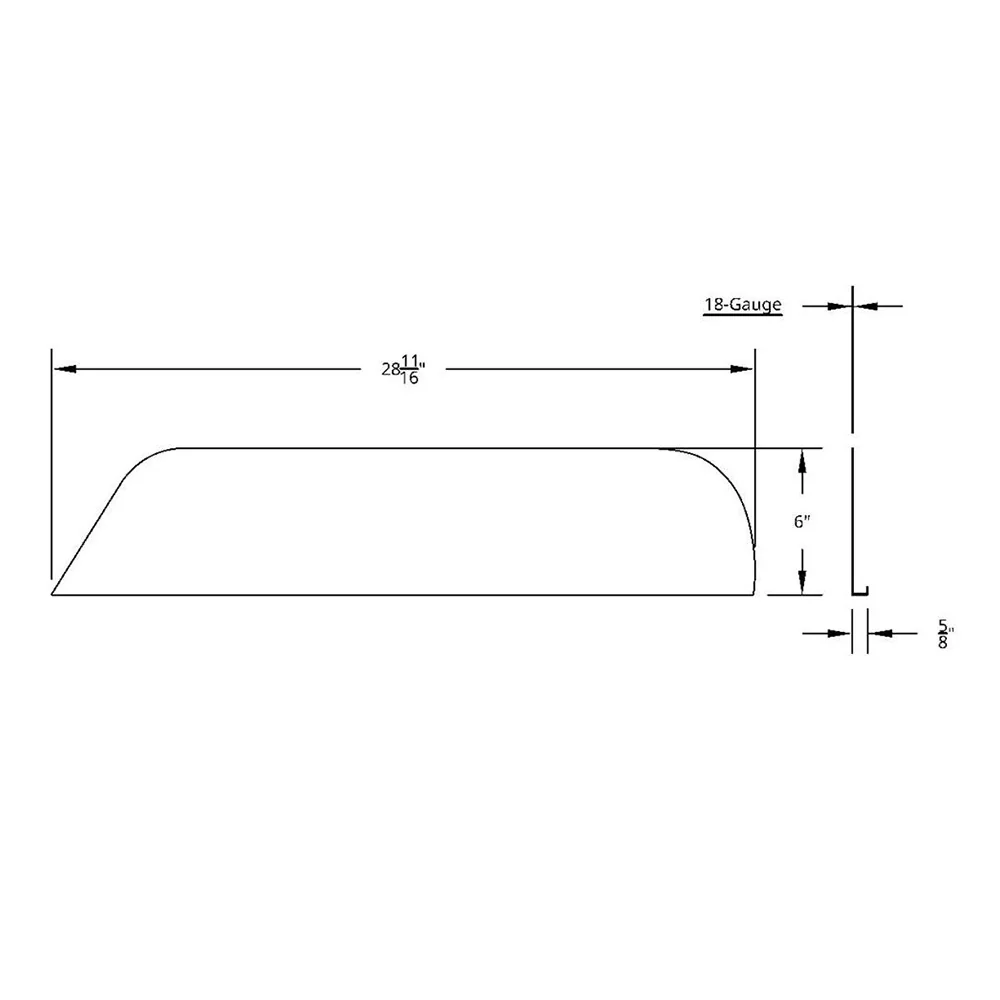 Freightliner Cascadia 6" Chop Top Window Trim - Image 5