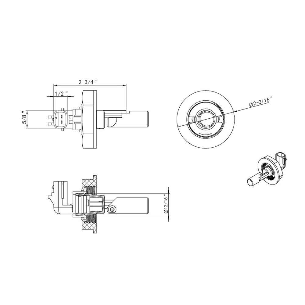 Freightliner Cascadia Coolant Level Sensor - Image 7
