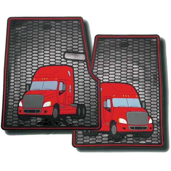 Freightliner Cascadia, Coronado Rubber Floor Mats
